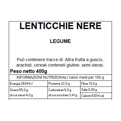 Lenticchie nere